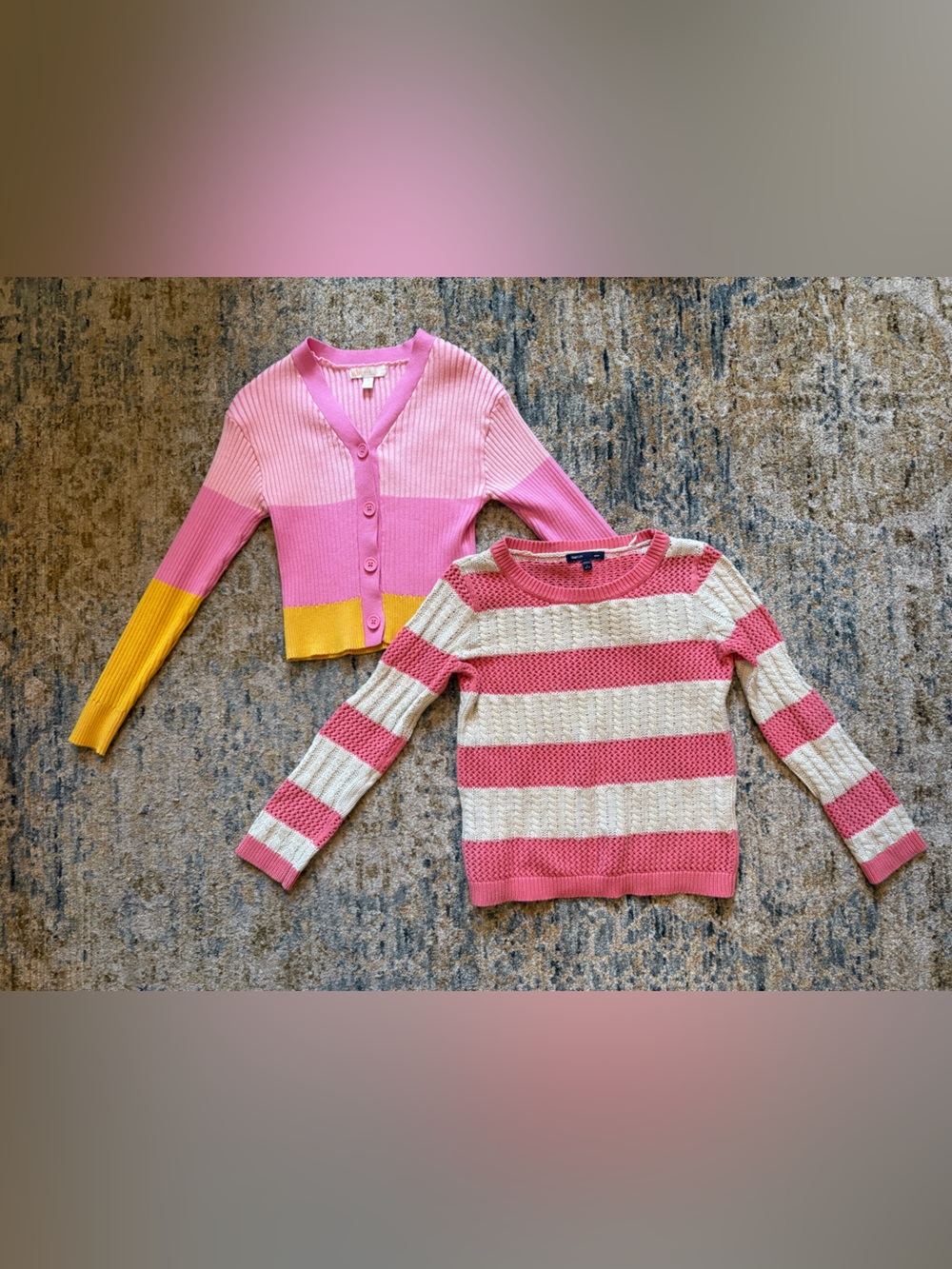 Girls Back To School Sweater Bundle Size 6/7 Gap Dillards GB girls